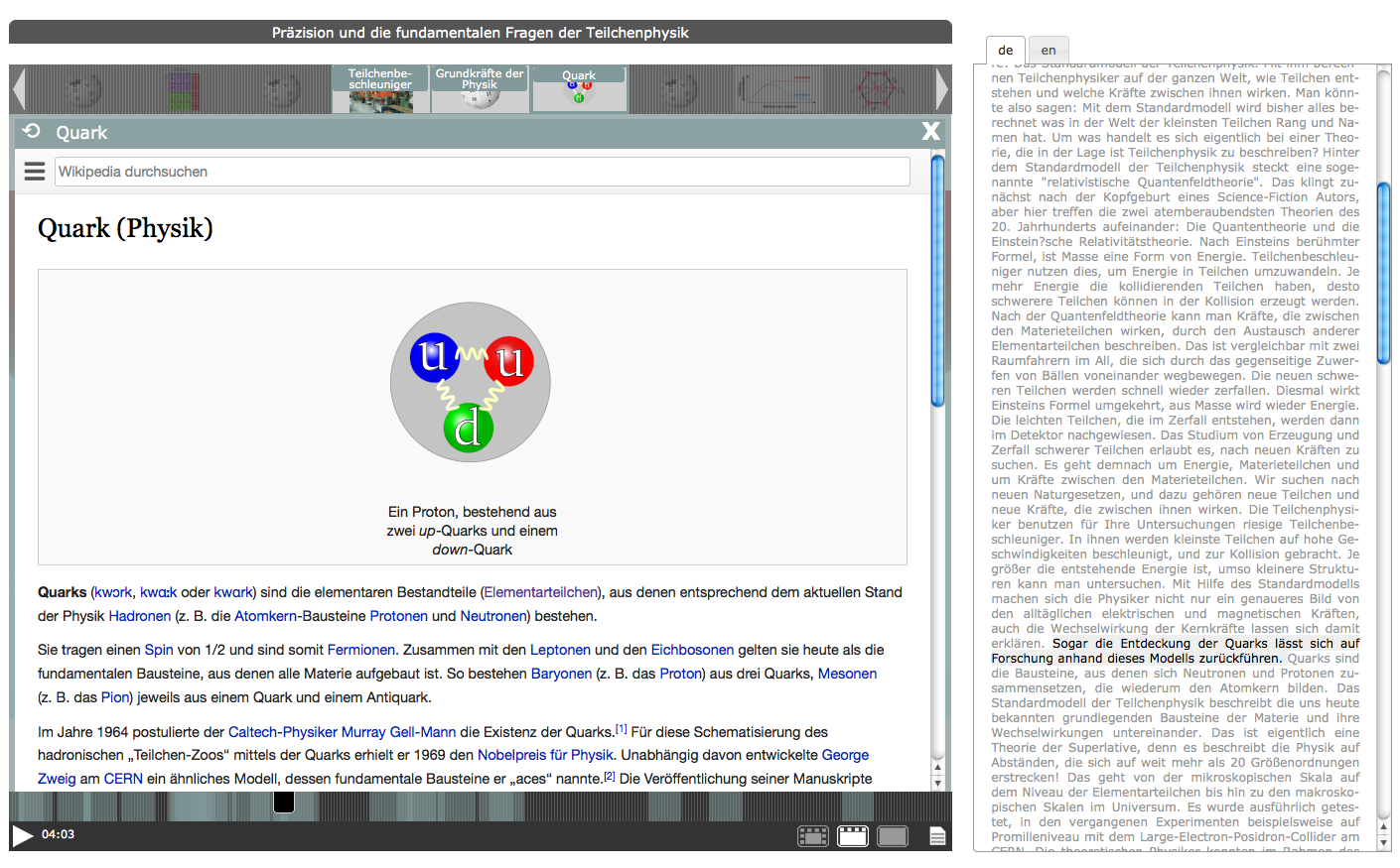 Screenshot InsideScience